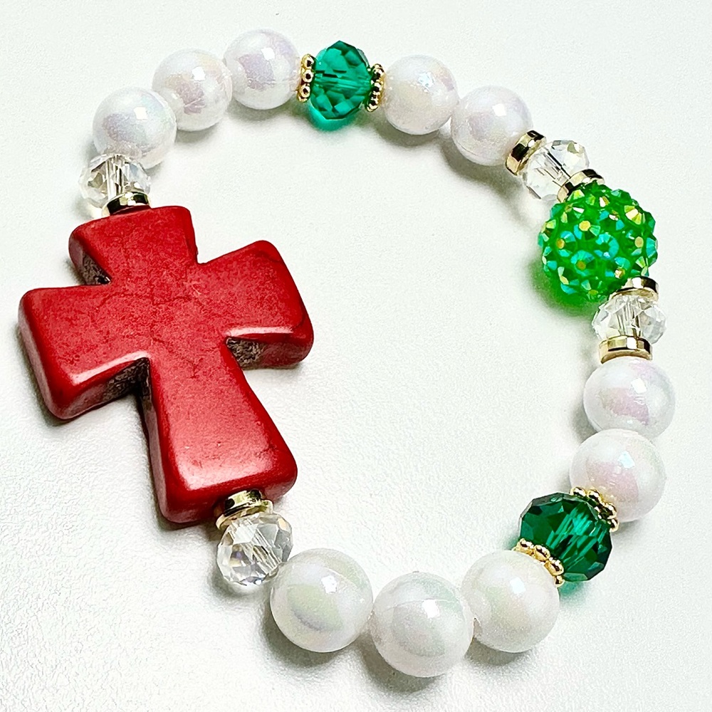 Red Cross holiday bracelet
